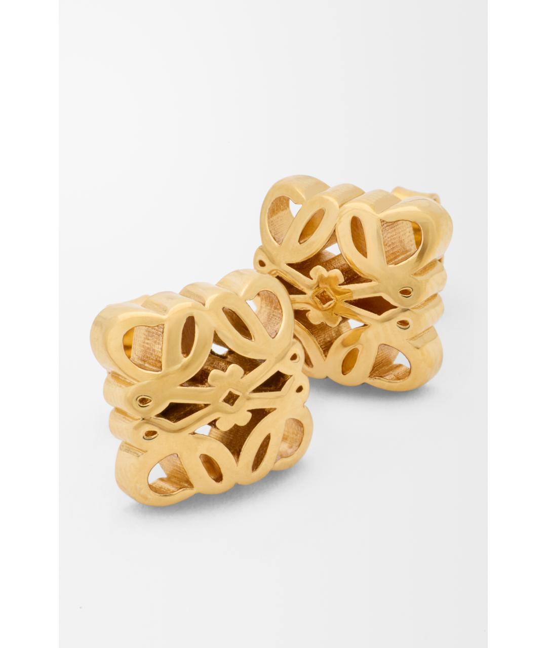 LOEWE Золотые металлические серьги, фото 2