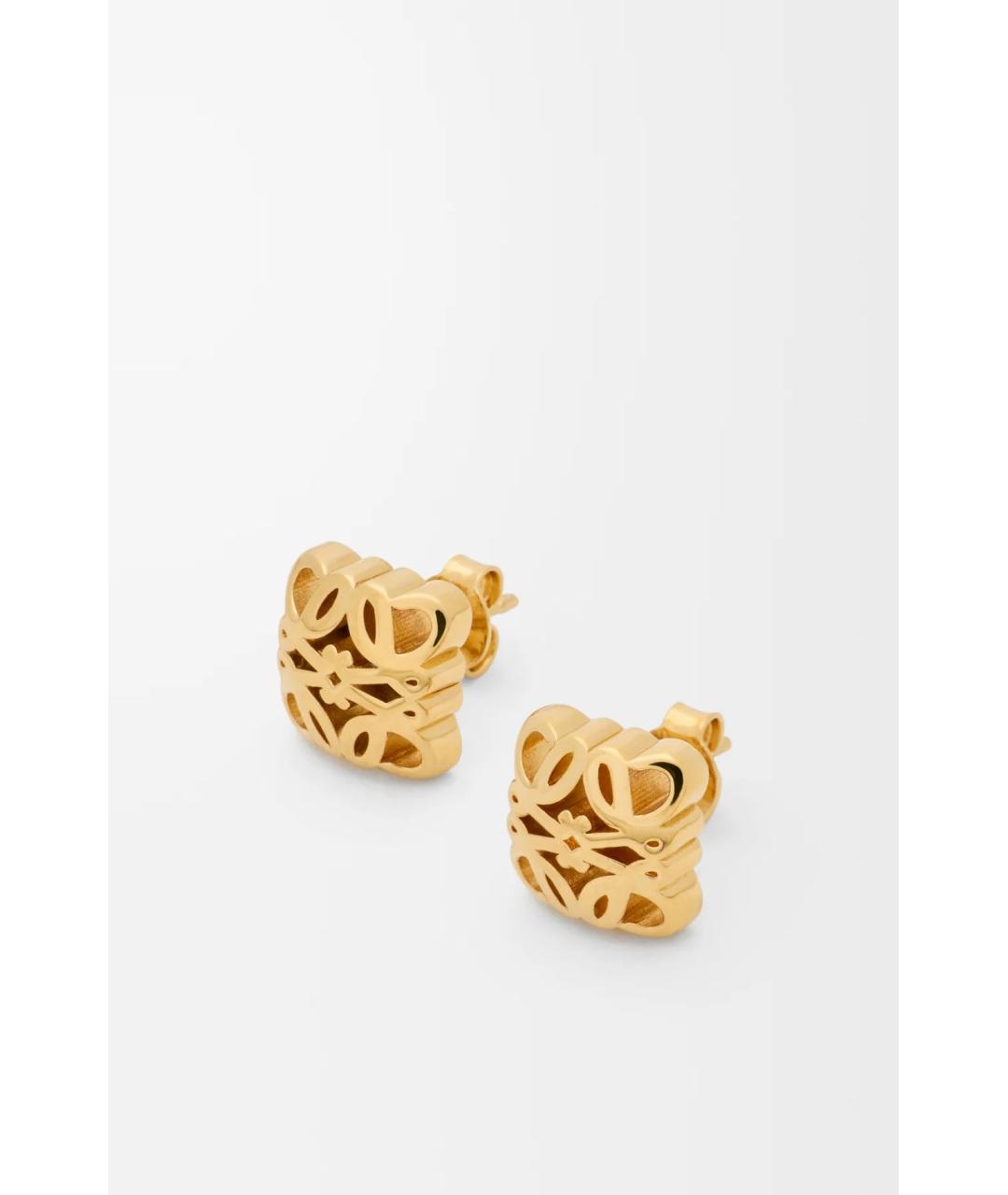 LOEWE Золотые металлические серьги, фото 1