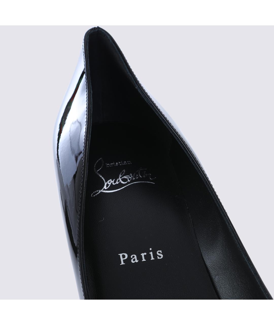 CHRISTIAN LOUBOUTIN Черные туфли из лакированной кожи, фото 3