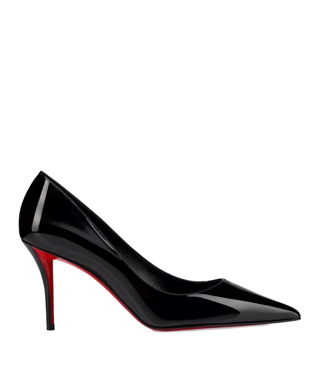 CHRISTIAN LOUBOUTIN Черные туфли из лакированной кожи, фото 1