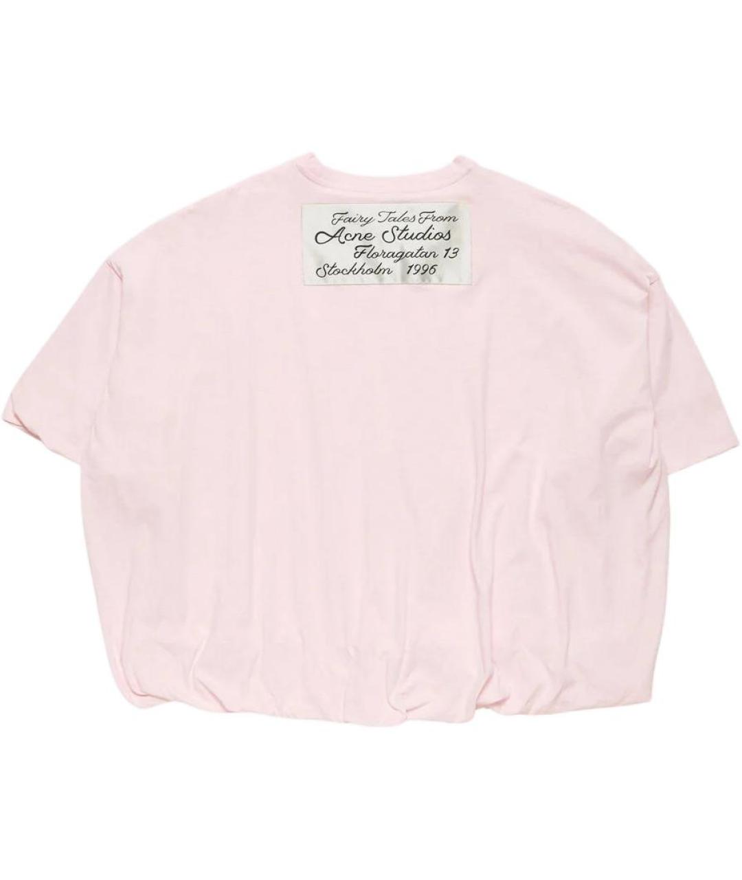 ACNE STUDIOS Розовая футболка, фото 1