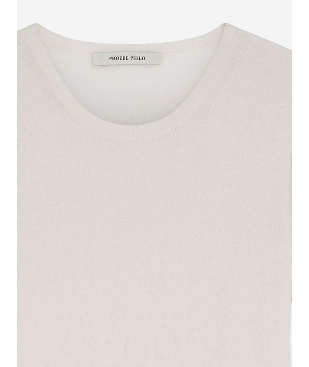 PHOEBE PHILO Бежевая футболка, фото 3