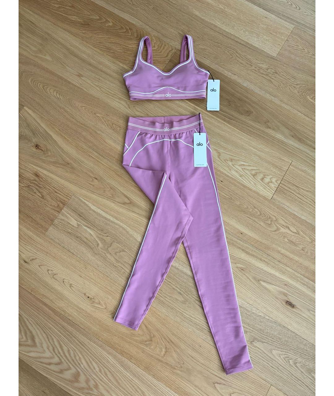 ALO YOGA Розовый спортивные костюмы, фото 3