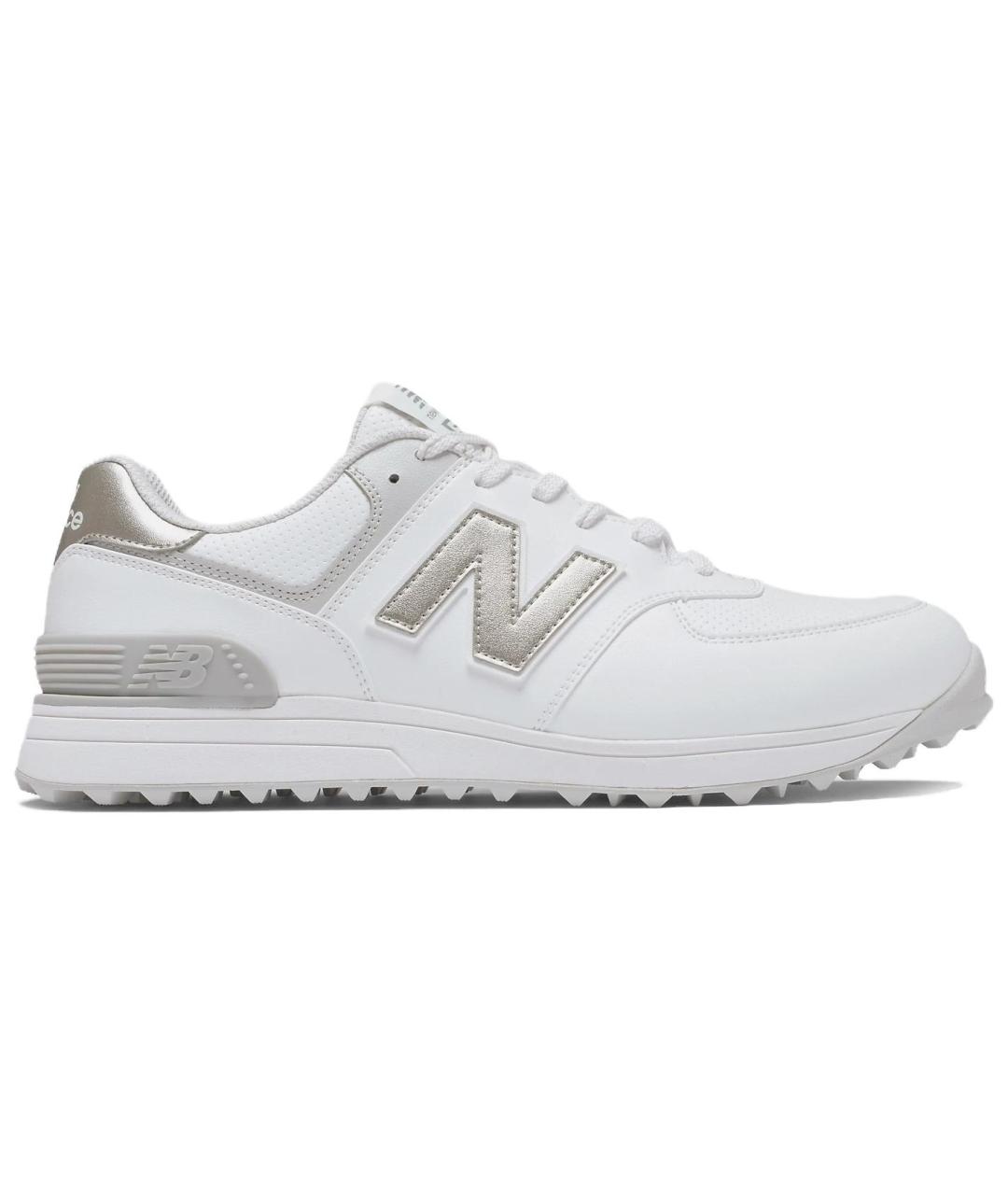 NEW BALANCE Белые кожаные низкие кроссовки / кеды, фото 1