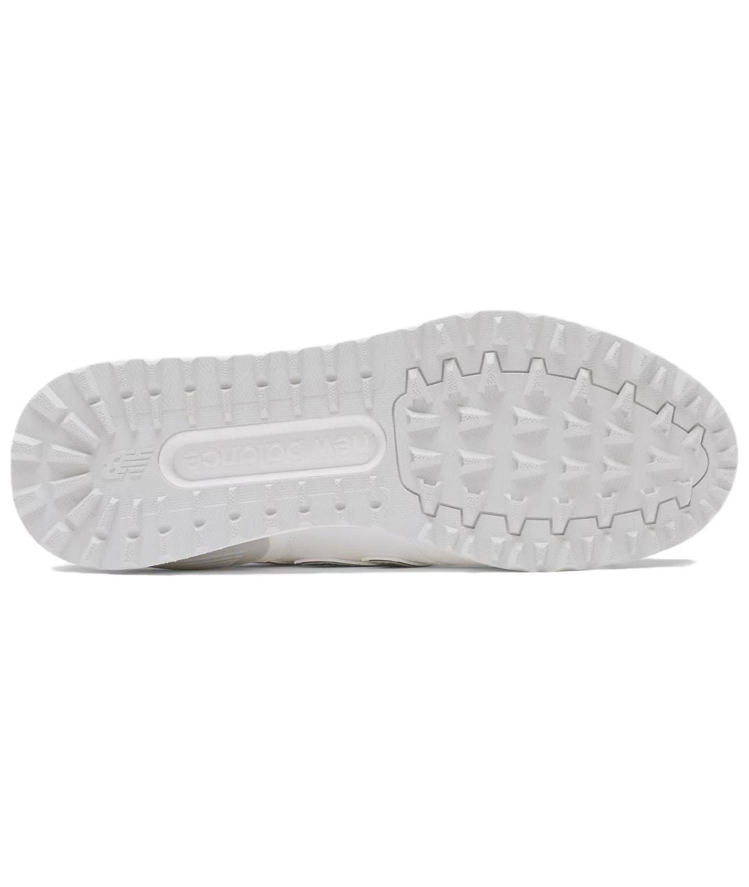 NEW BALANCE Белые кожаные низкие кроссовки / кеды, фото 5
