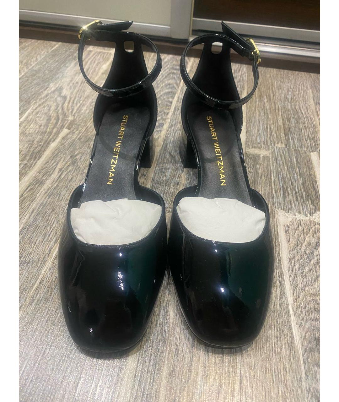 STUART WEITZMAN Черные туфли из лакированной кожи, фото 2