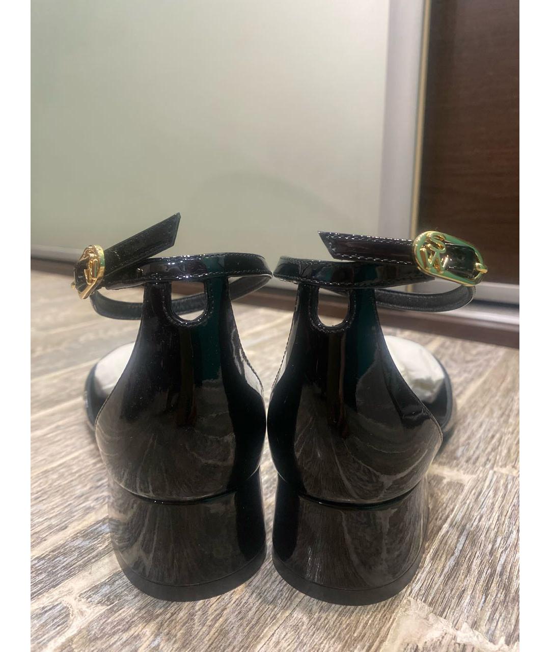 STUART WEITZMAN Черные туфли из лакированной кожи, фото 4