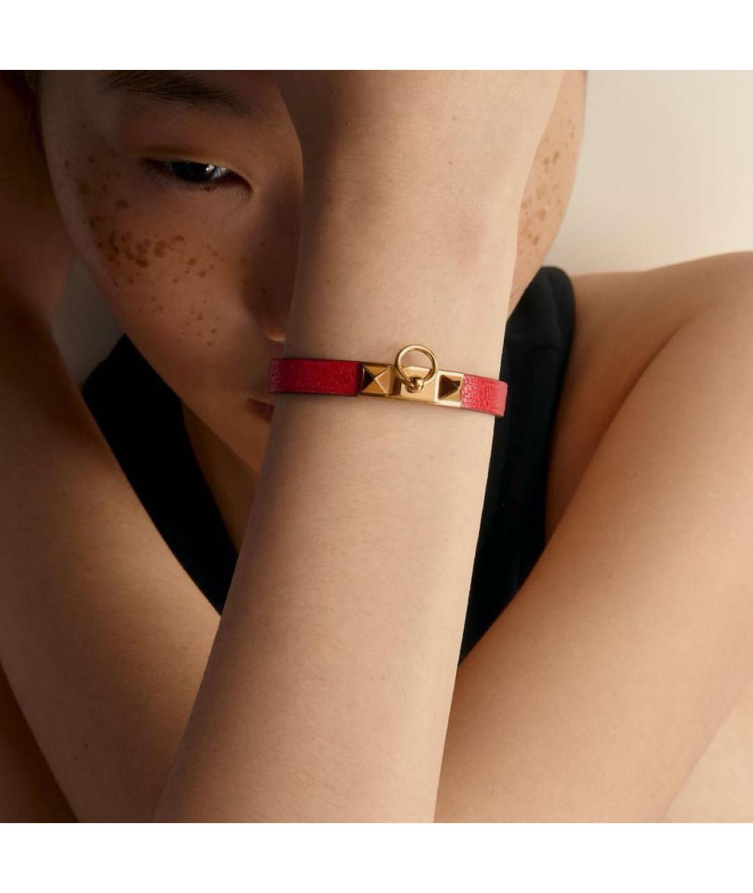 HERMES Оранжевый браслет, фото 7
