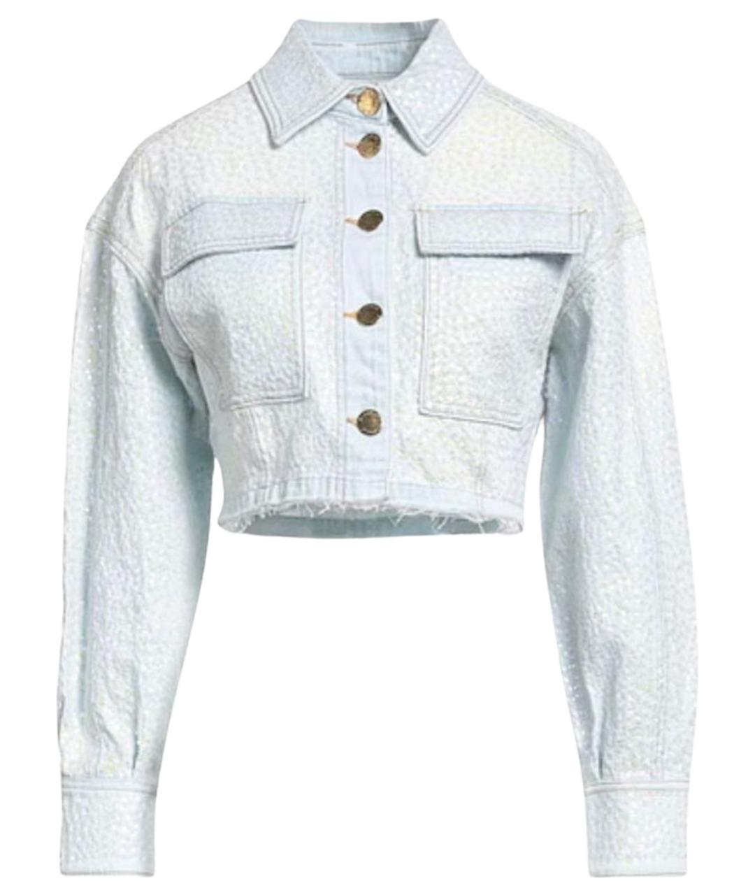 PINKO Голубая деним куртка, фото 1