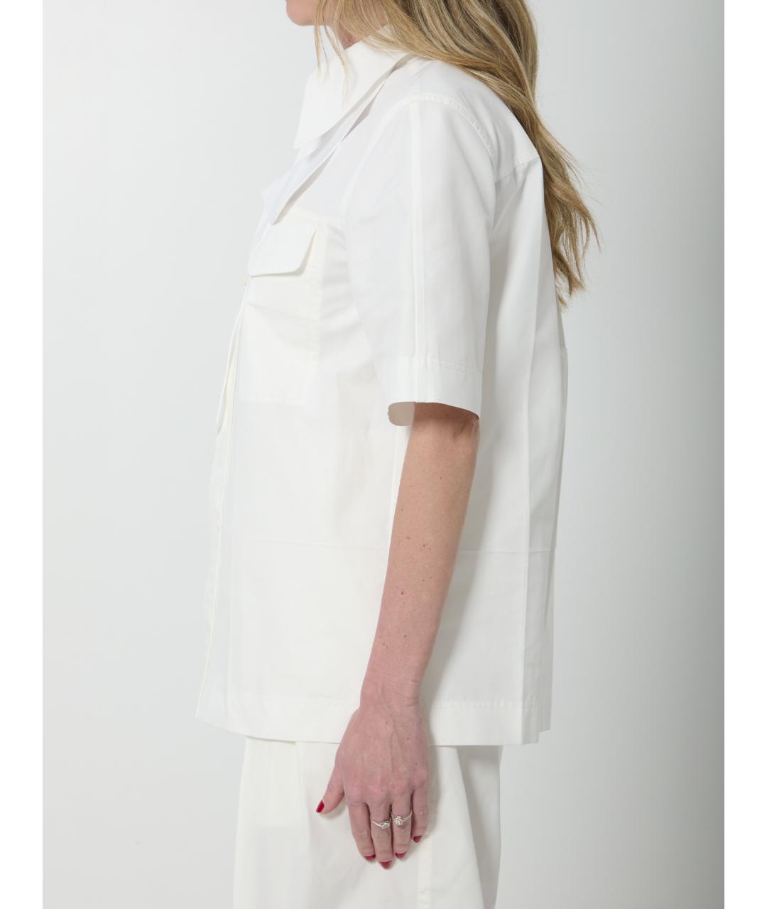 BOTTEGA VENETA Белая хлопковая рубашка, фото 3