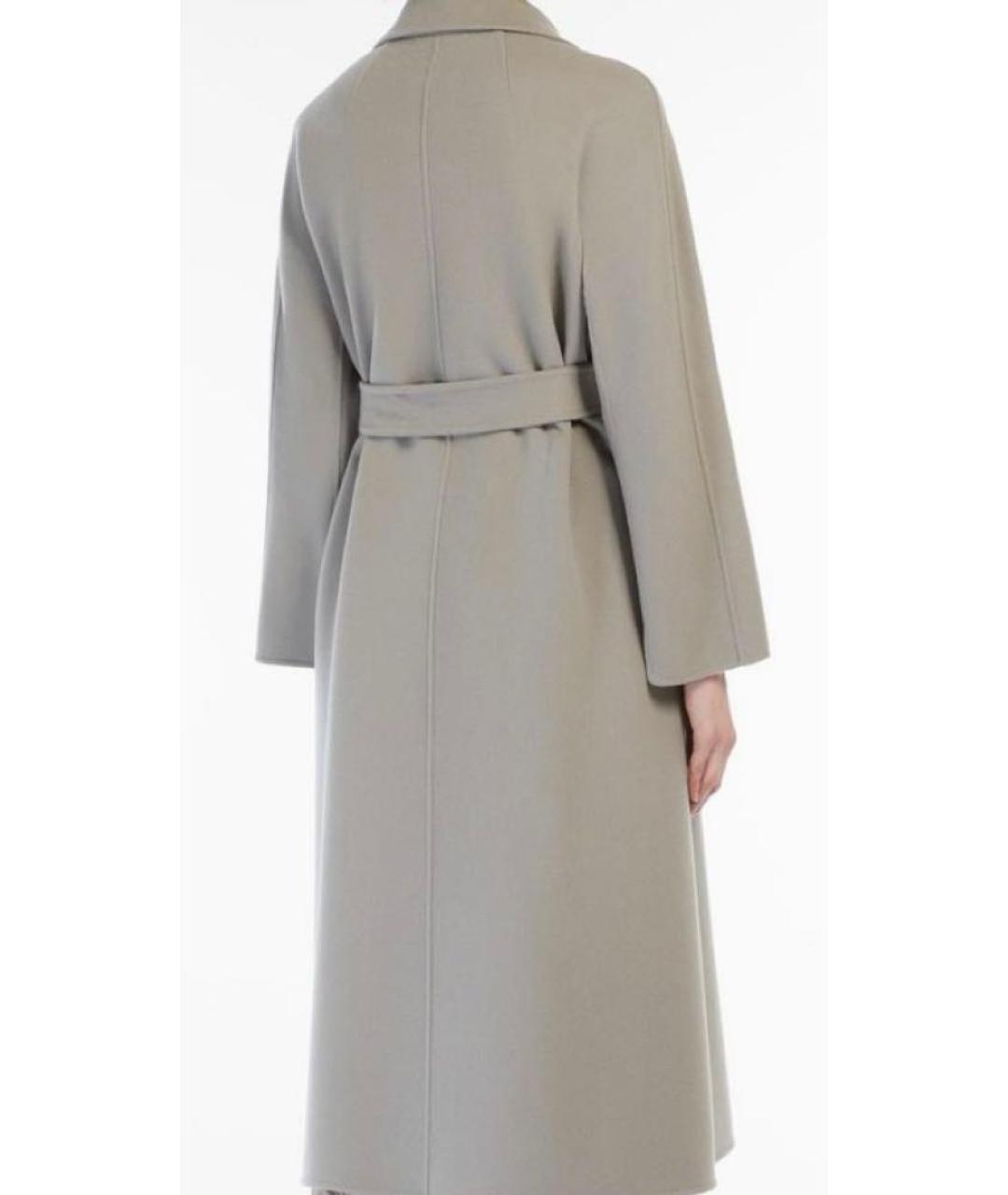 MAX MARA Серое шерстяное пальто, фото 2
