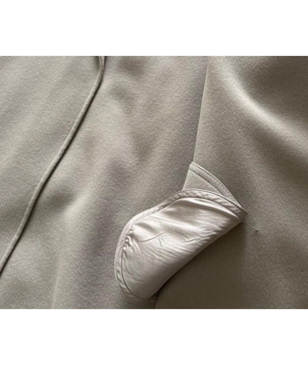 MAX MARA Серое шерстяное пальто, фото 5