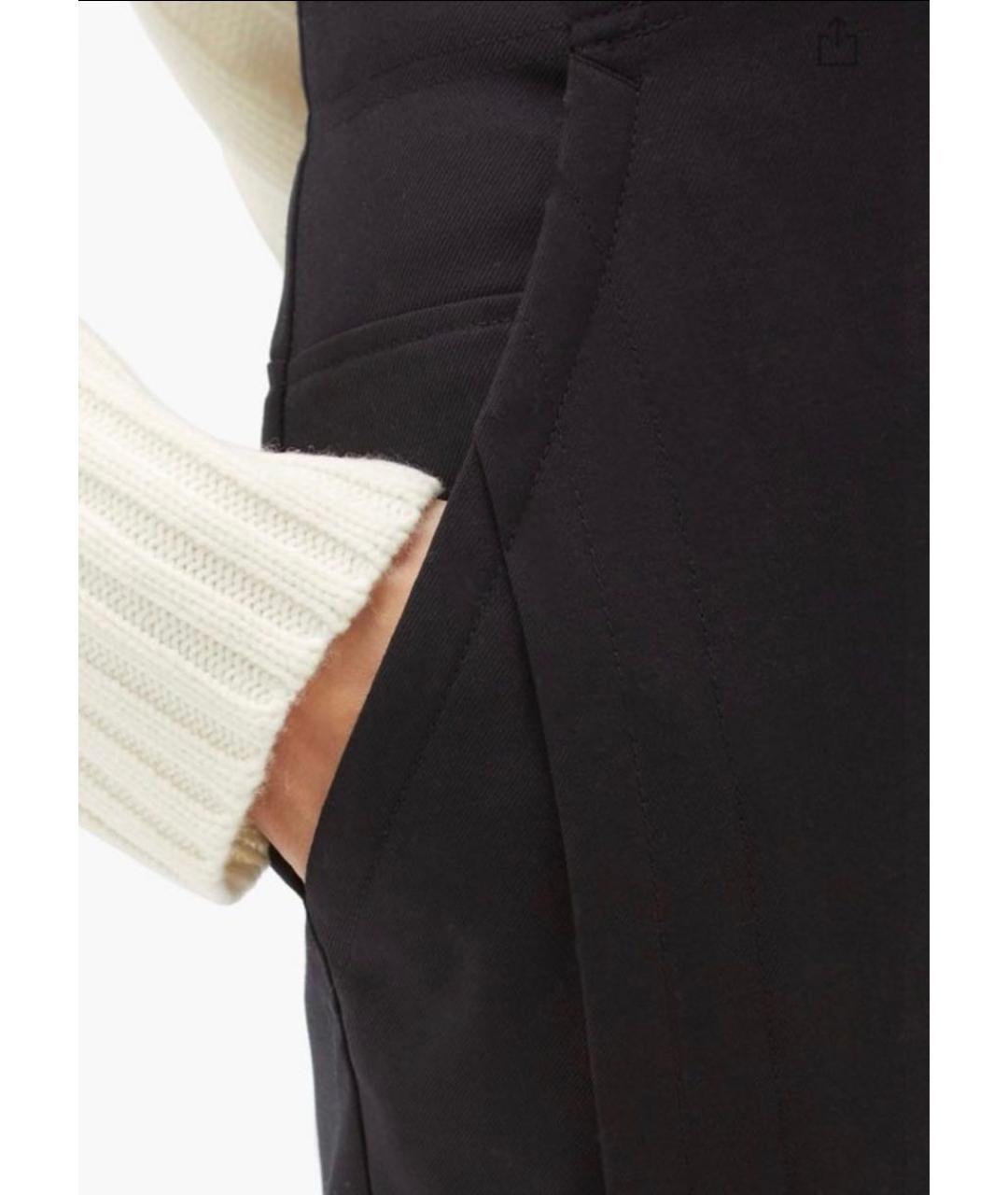 PROENZA SCHOULER Черные шерстяные прямые брюки, фото 6
