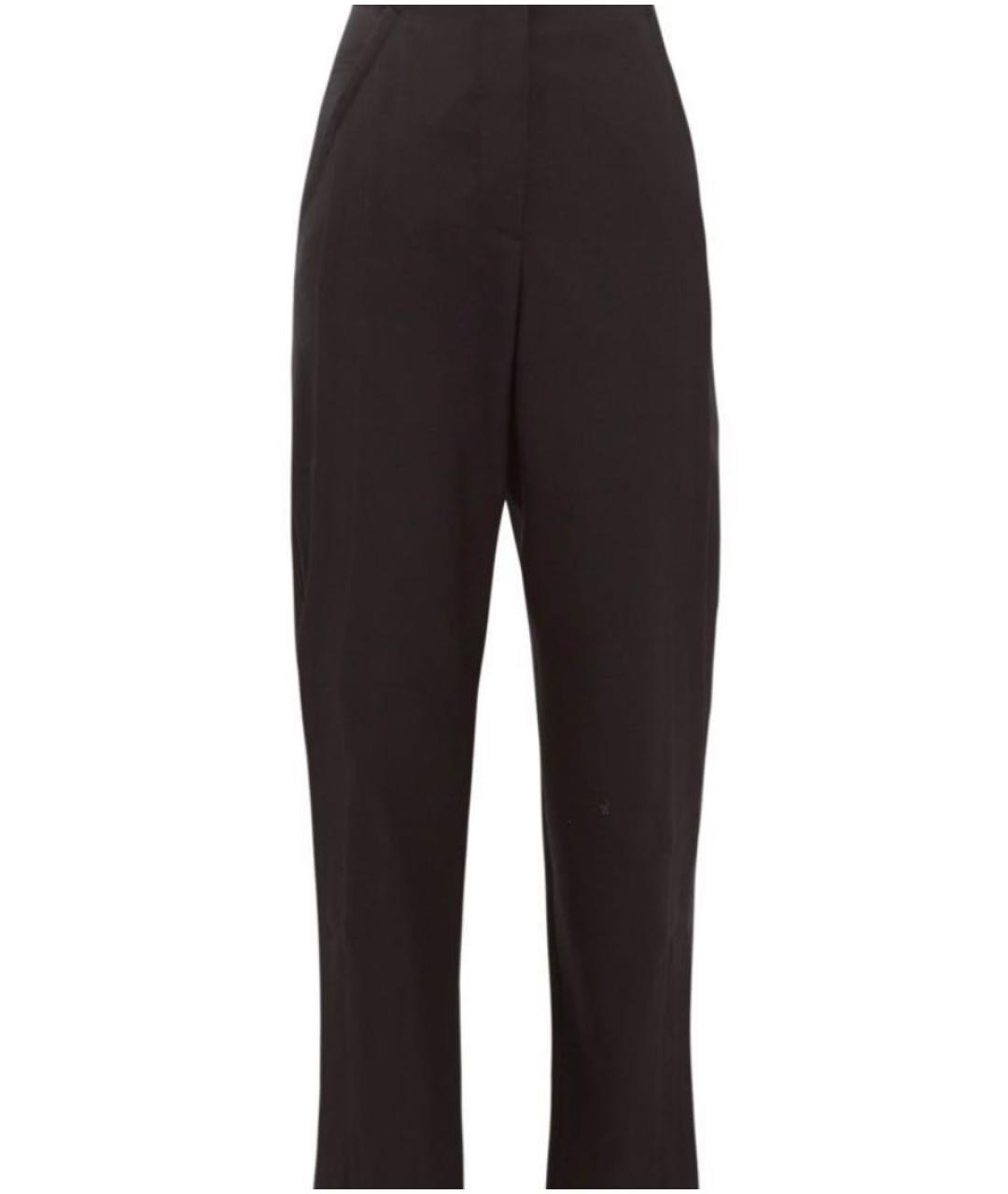 PROENZA SCHOULER Черные шерстяные прямые брюки, фото 6