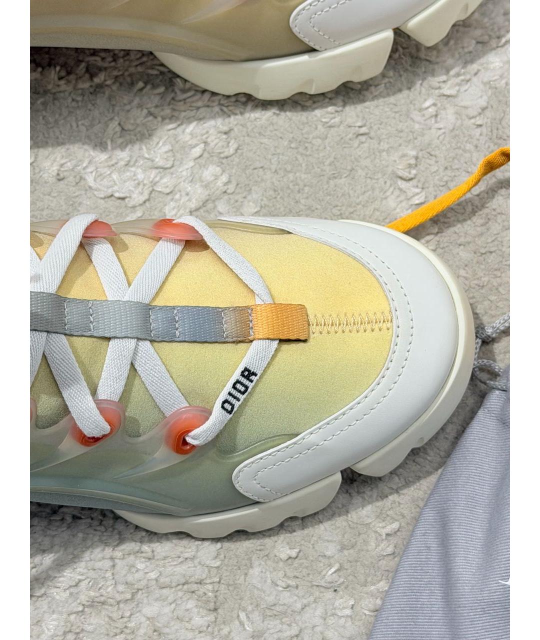 CHRISTIAN DIOR Мульти текстильные кроссовки, фото 7