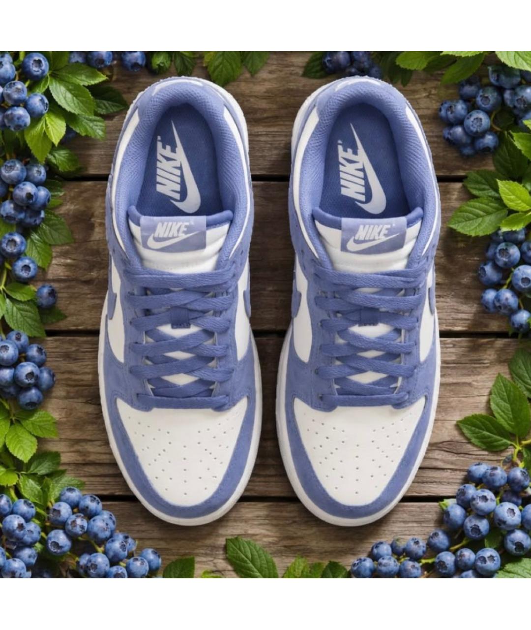 NIKE Голубые замшевые кеды, фото 6