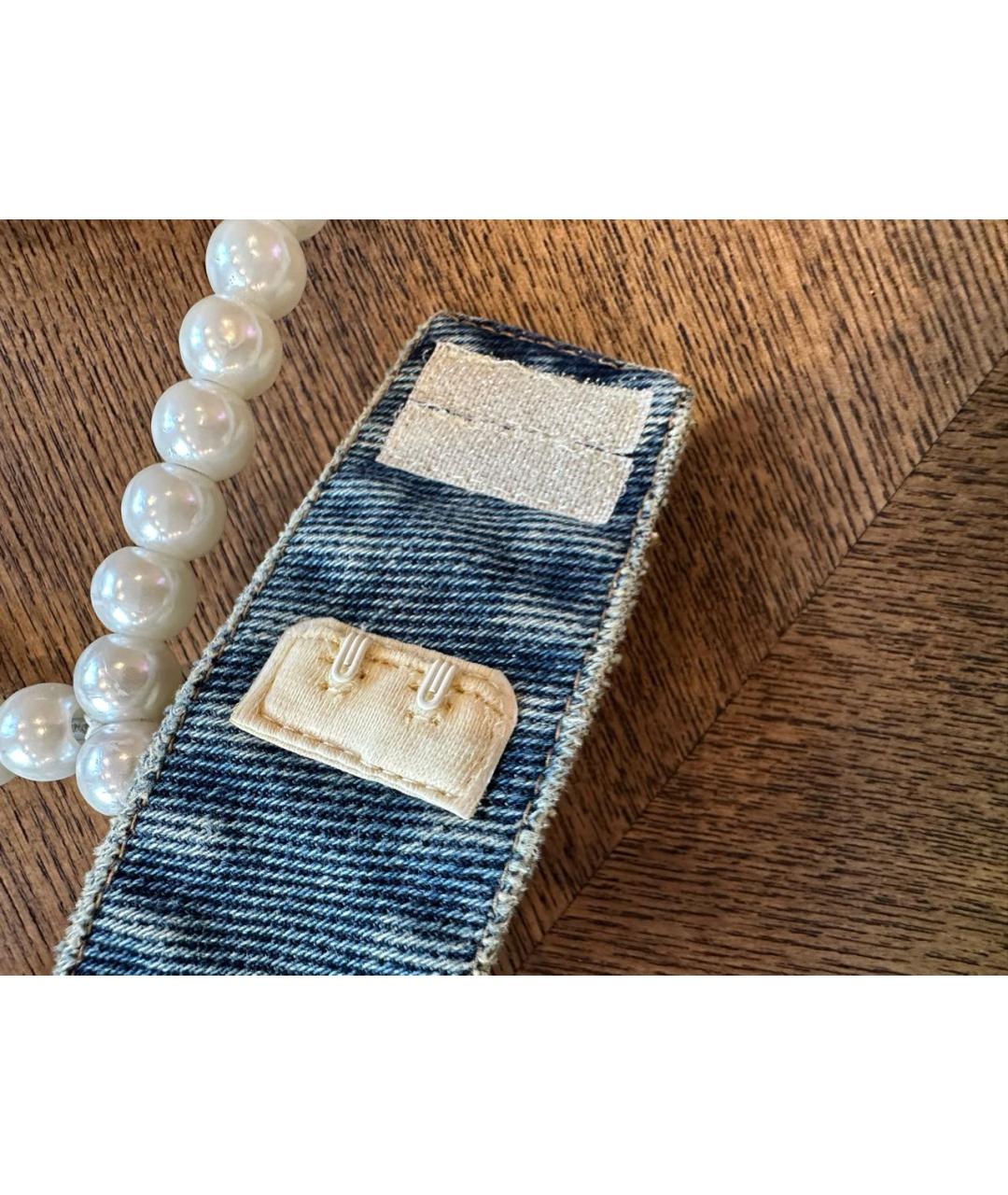 DIESEL Голубая деним майка, фото 6