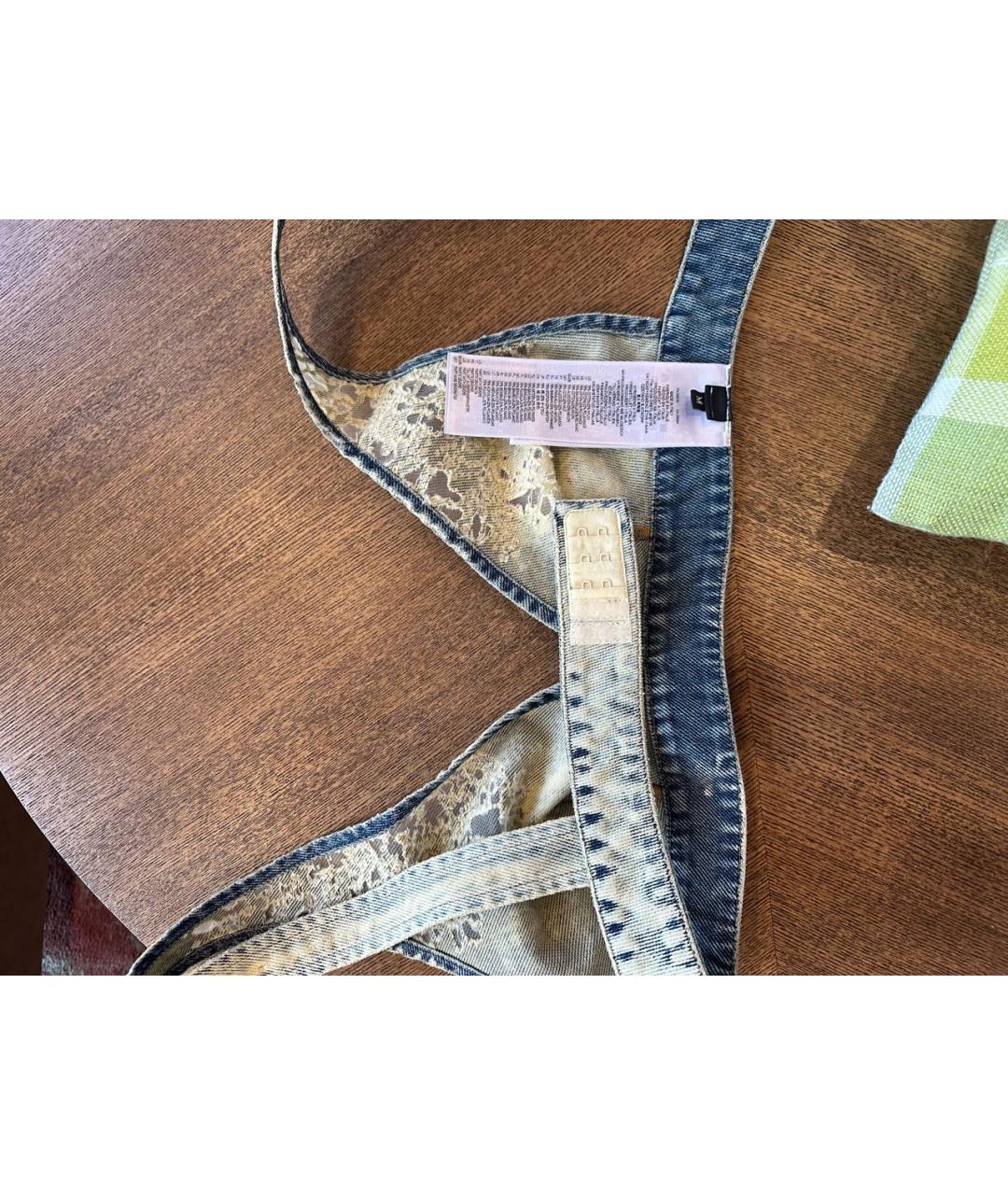 DIESEL Голубая деним майка, фото 3