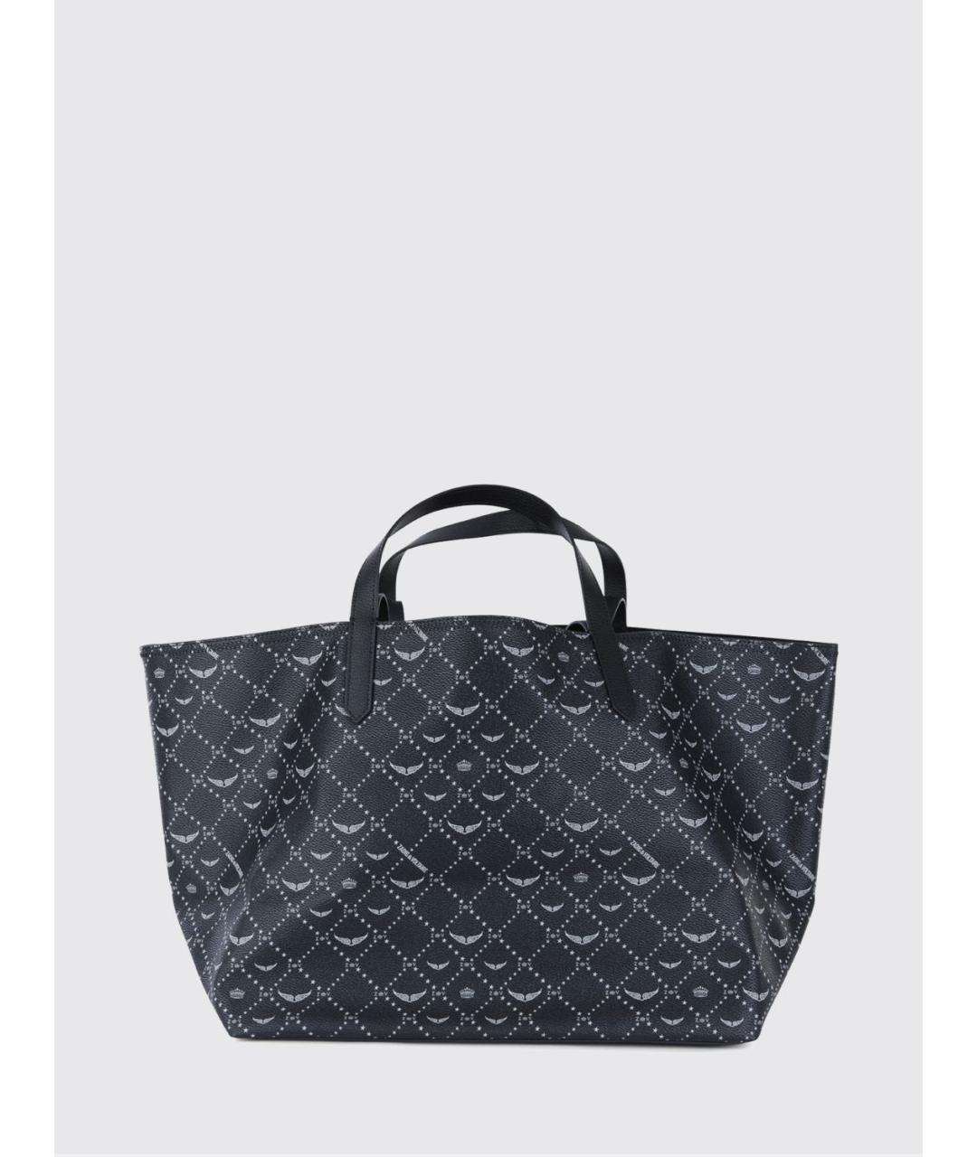 ZADIG & VOLTAIRE Черная сумка тоут из искусственной кожи, фото 3