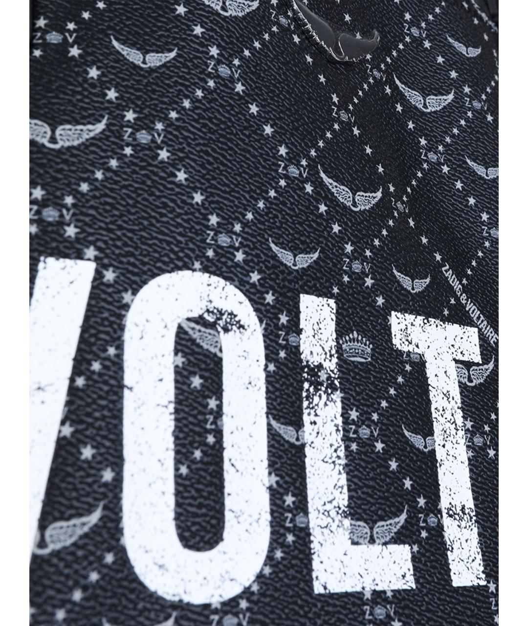 ZADIG & VOLTAIRE Черная сумка тоут из искусственной кожи, фото 4