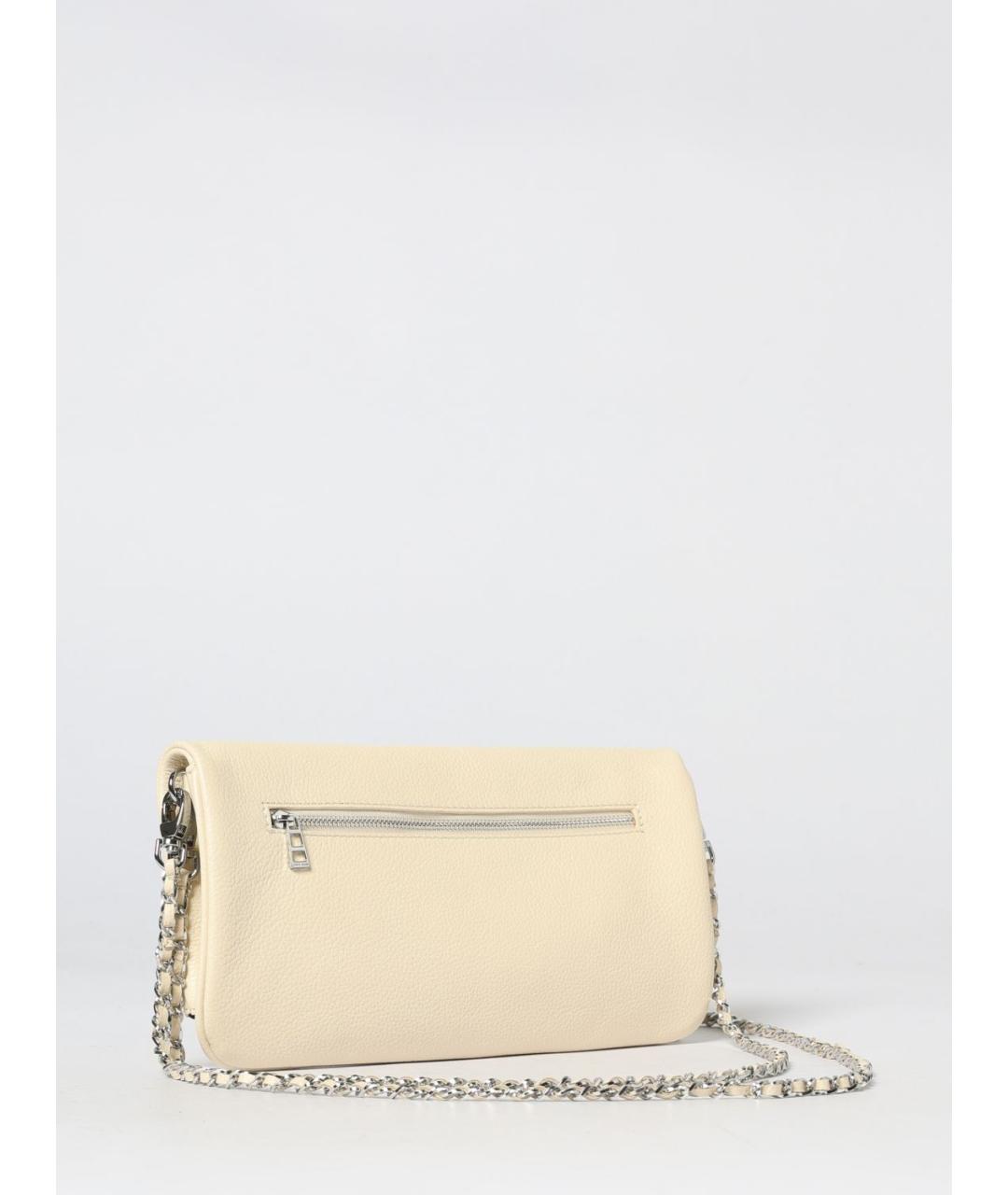 ZADIG & VOLTAIRE Белая кожаная сумка через плечо, фото 2