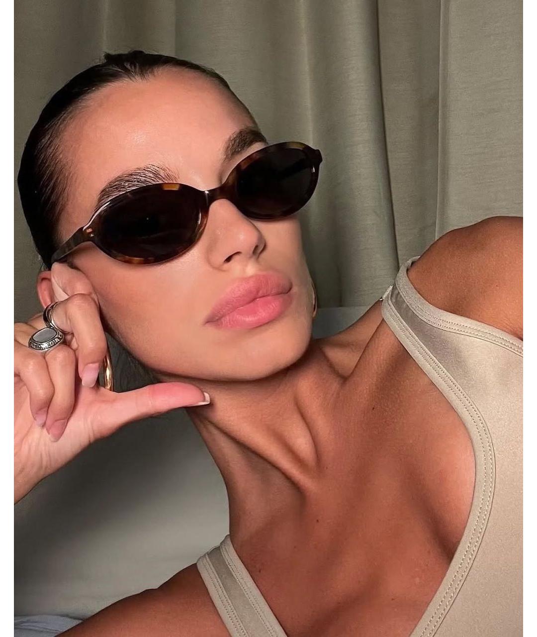 Vehla Коричневые пластиковые солнцезащитные очки, фото 3