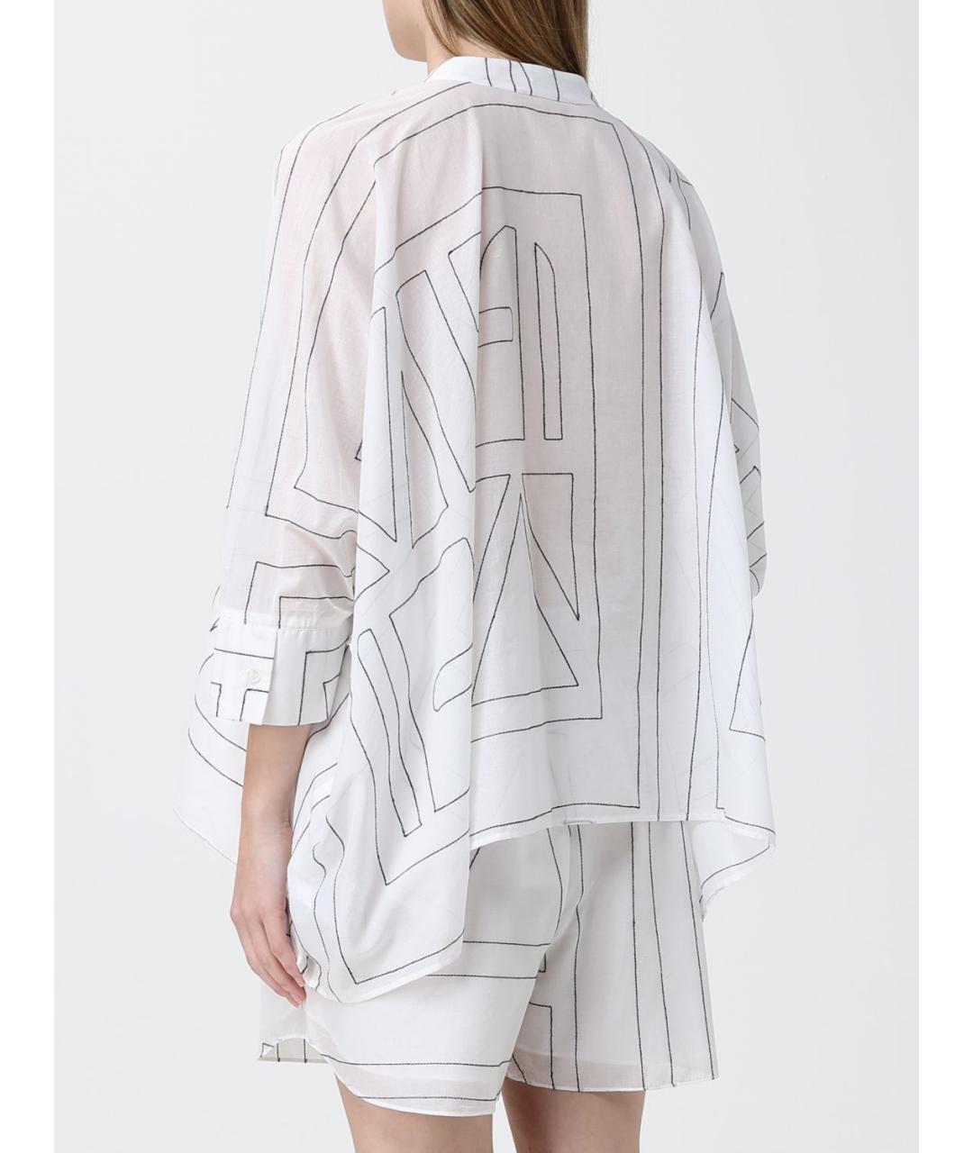 MEIMEIJ Белая хлопковая рубашка, фото 3