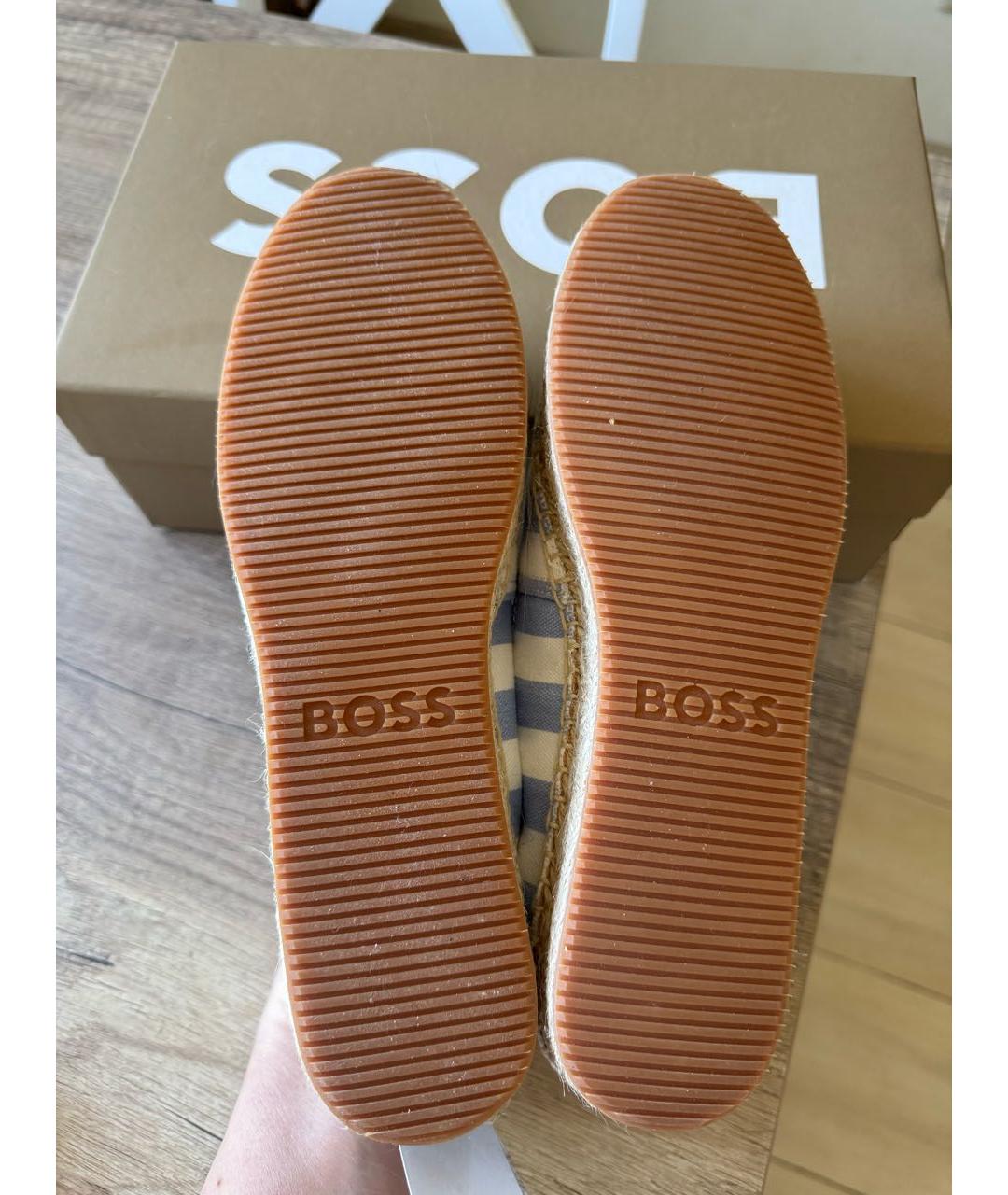 HUGO BOSS Голубые текстильные эспадрильи, фото 4