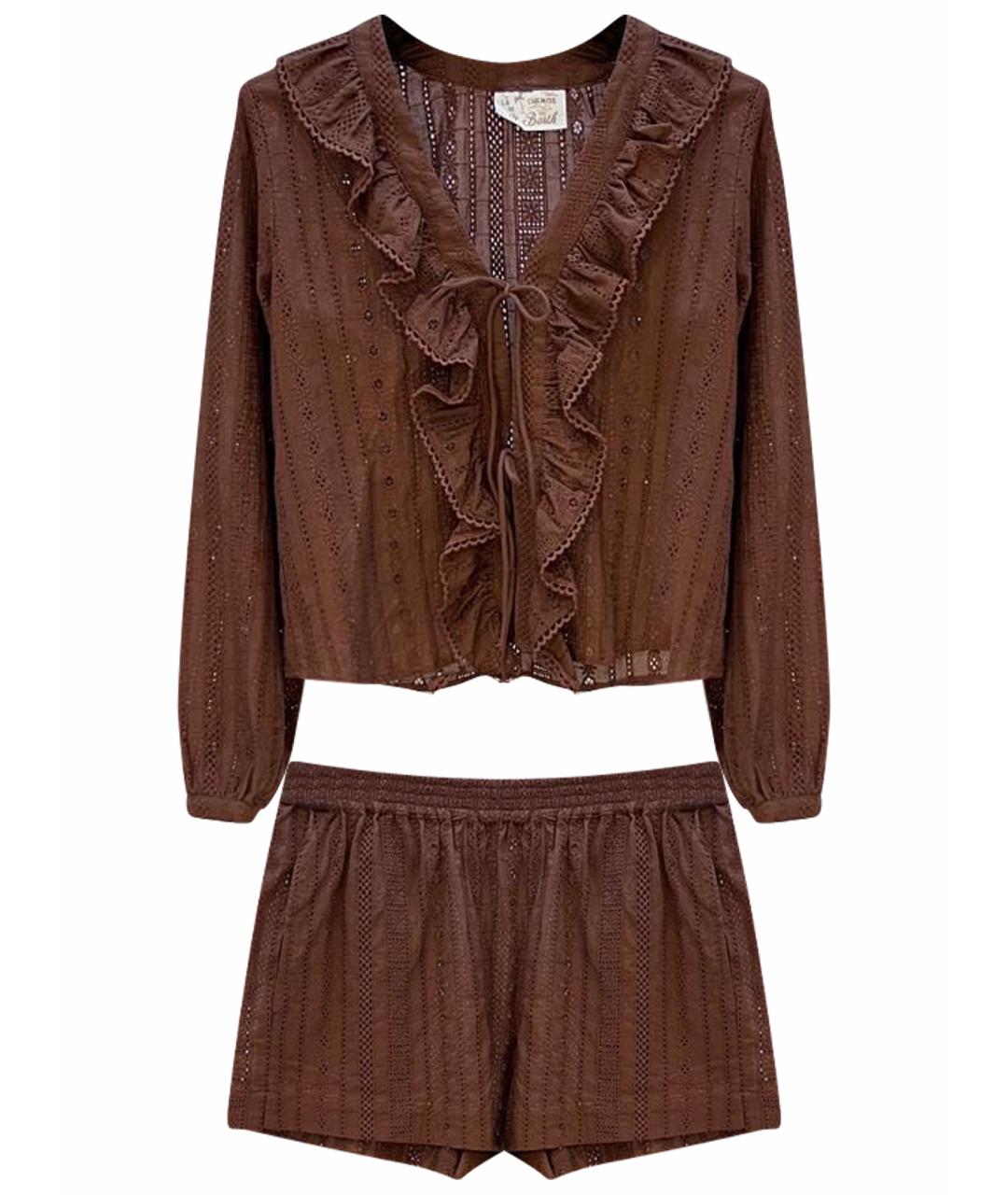 MC2 SAINT BARTH Коричневый костюм с брюками, фото 1