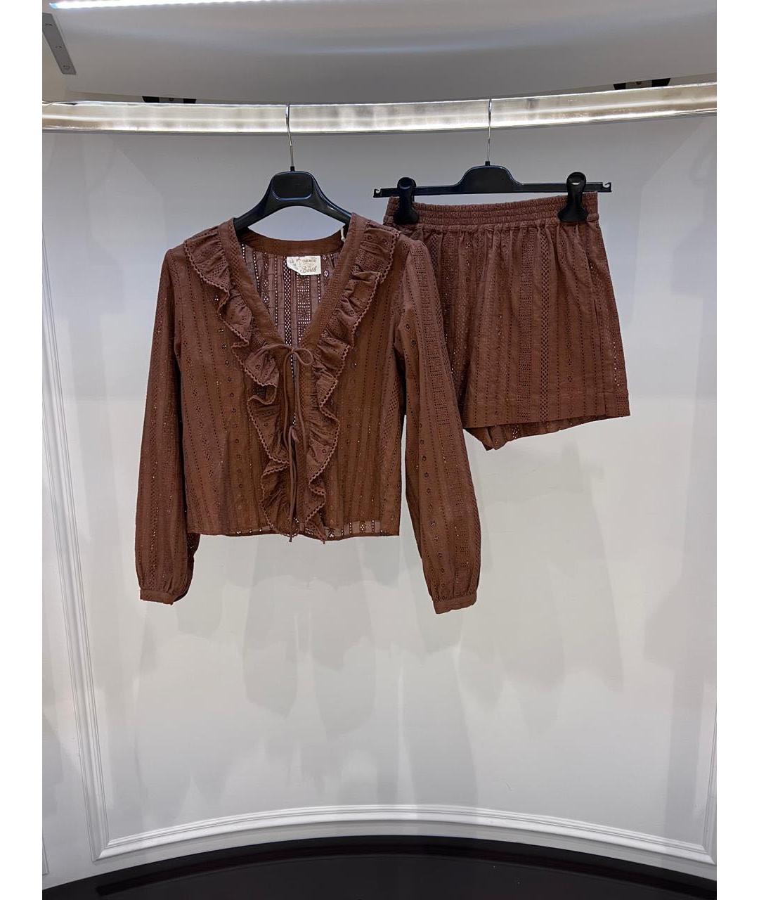 MC2 SAINT BARTH Коричневый костюм с брюками, фото 3