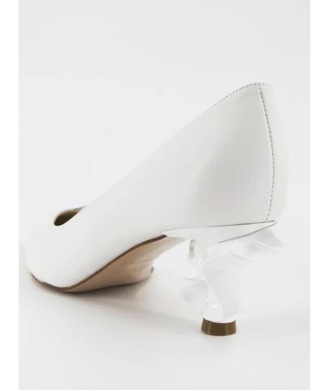 LE SILLA Белые кожаные туфли, фото 3