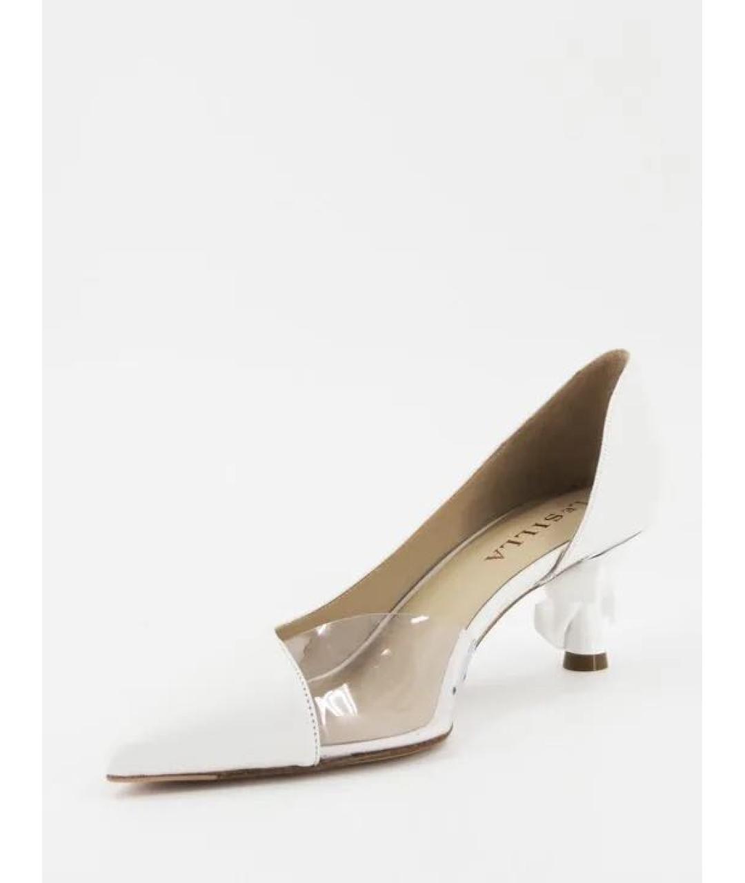 LE SILLA Белые кожаные туфли, фото 2