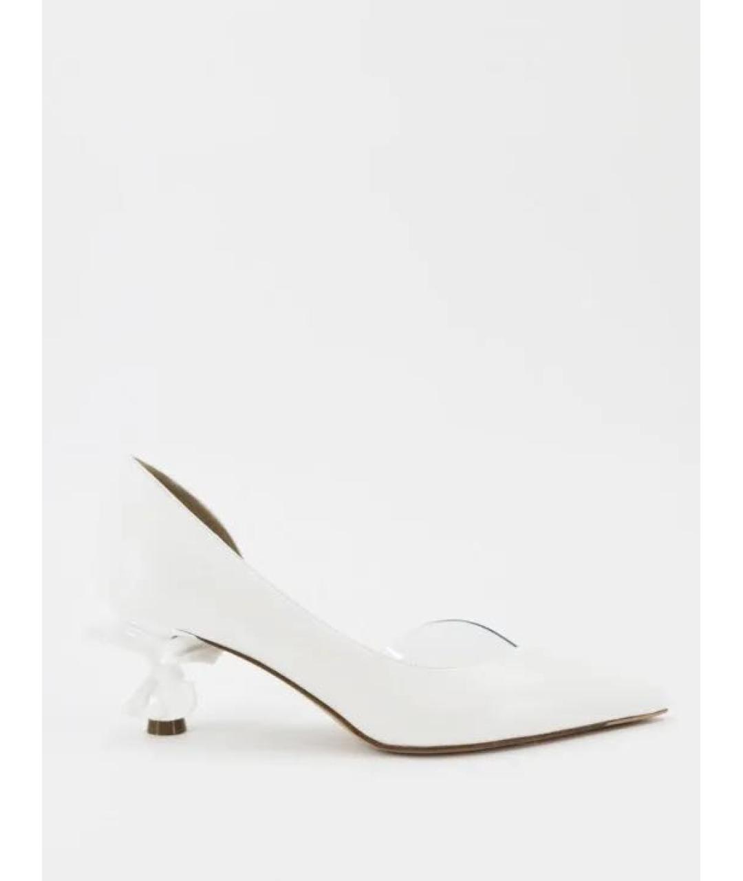 LE SILLA Белые кожаные туфли, фото 4