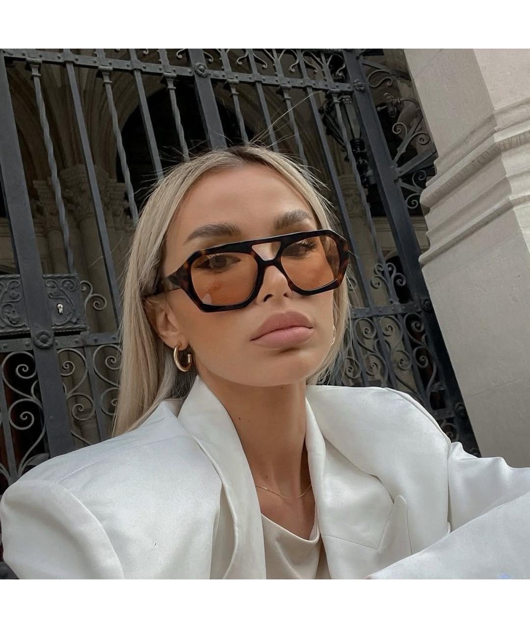 Vehla Коричневые пластиковые солнцезащитные очки, фото 6