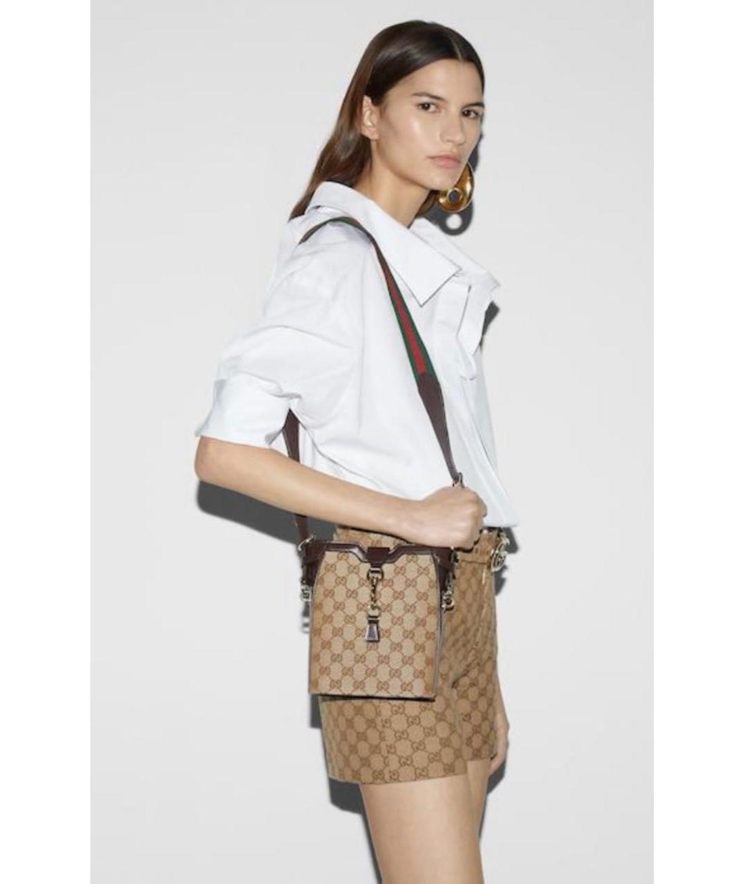 GUCCI Коричневая сумка через плечо, фото 5