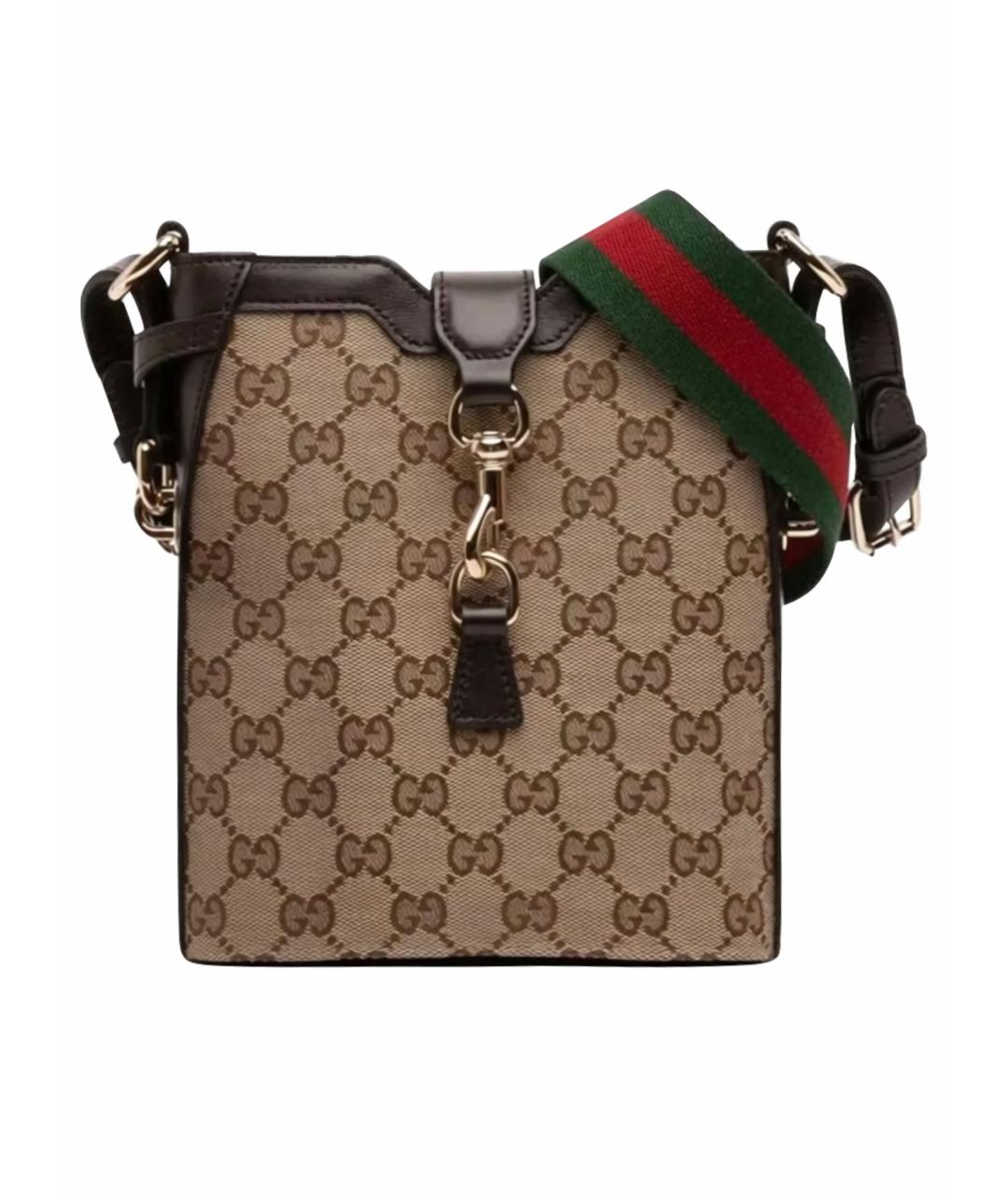 GUCCI Коричневая сумка через плечо, фото 1