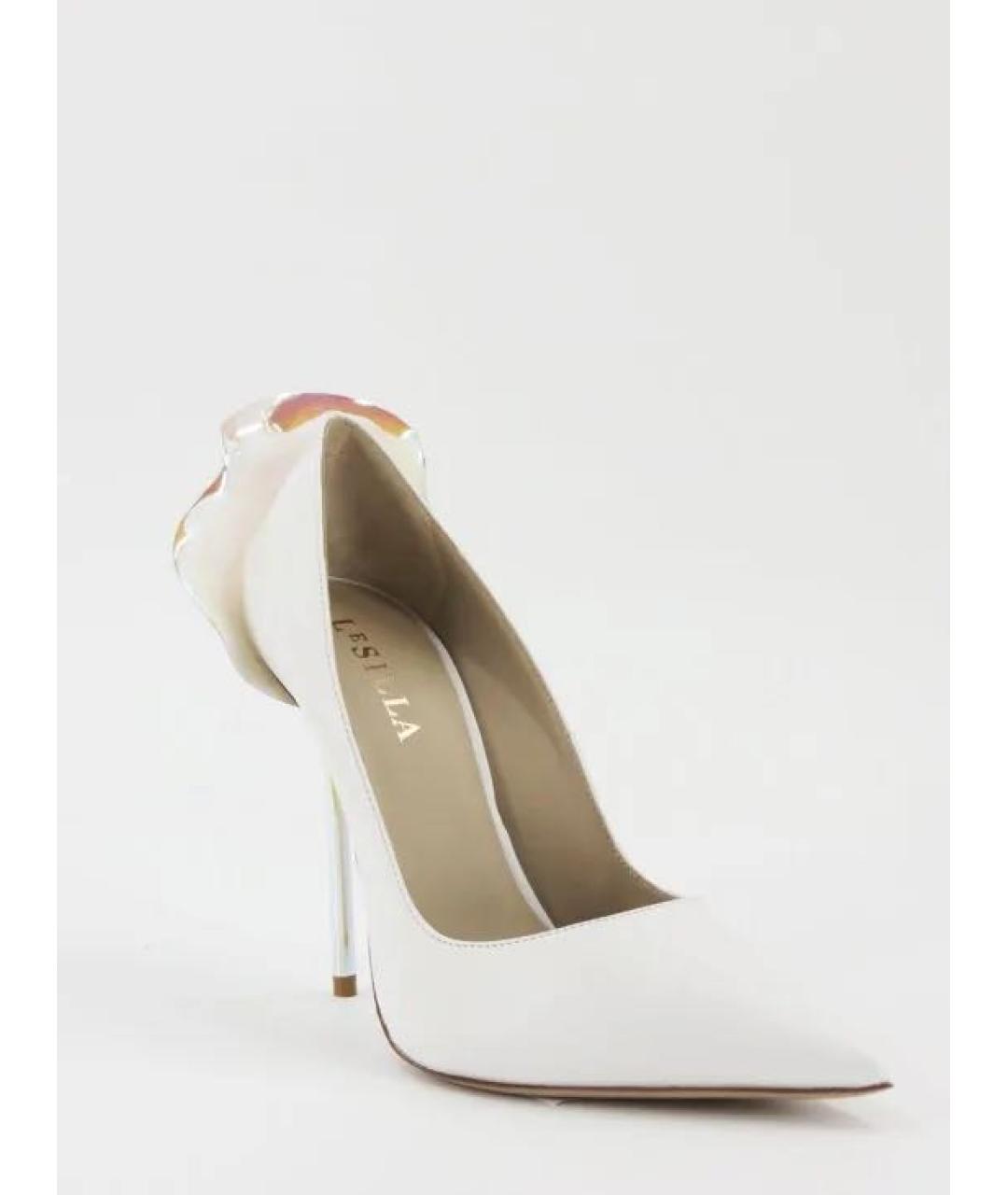 LE SILLA Белые кожаные туфли, фото 3