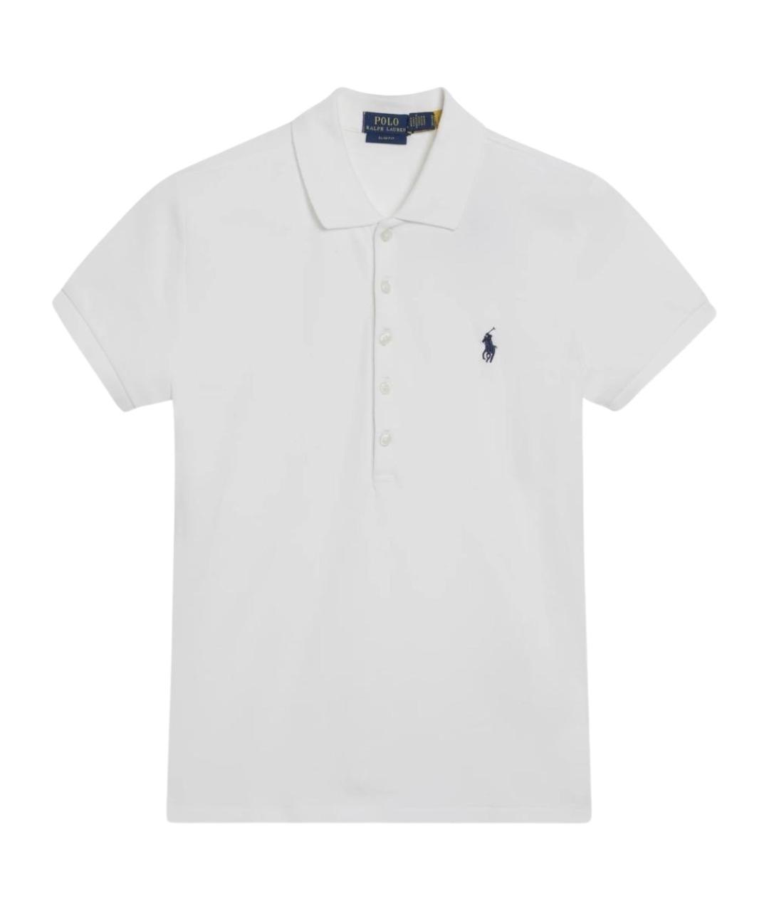 POLO RALPH LAUREN Белая хлопковая футболка, фото 1