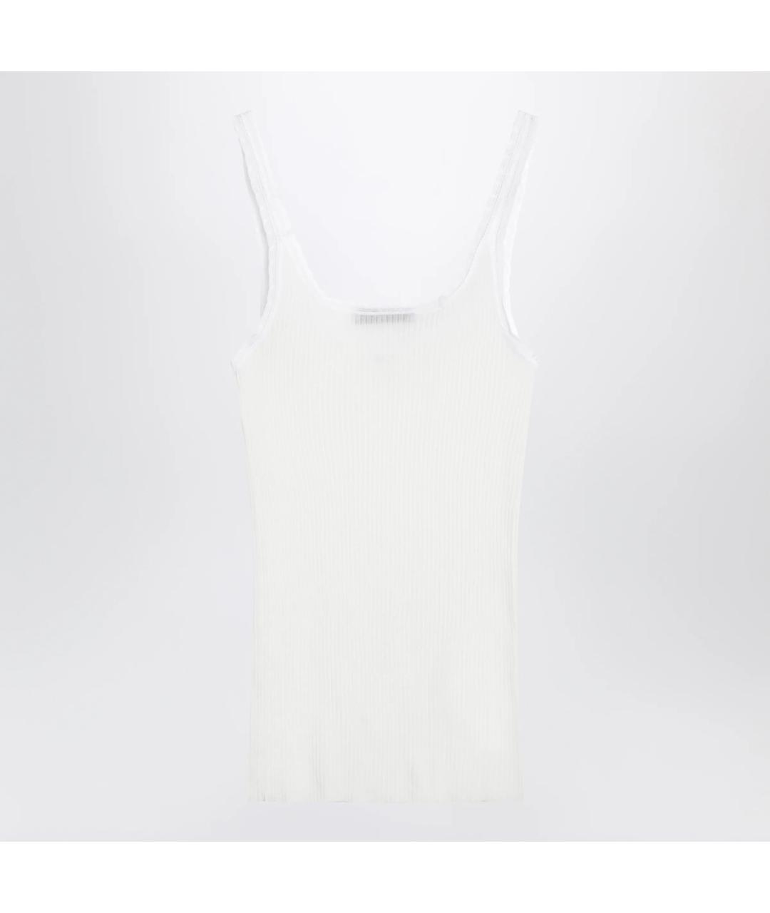 PRADA Белая хлопковая майка, фото 2