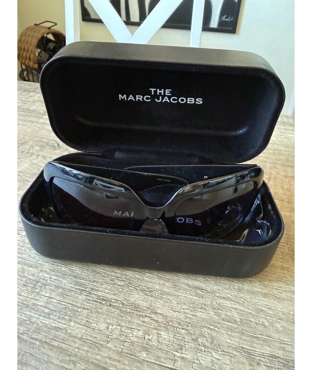 MARC JACOBS Черные пластиковые солнцезащитные очки, фото 3