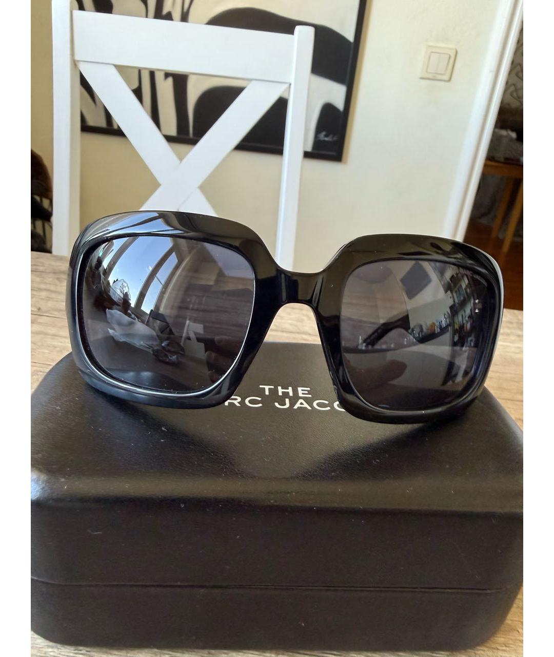 MARC JACOBS Черные пластиковые солнцезащитные очки, фото 6
