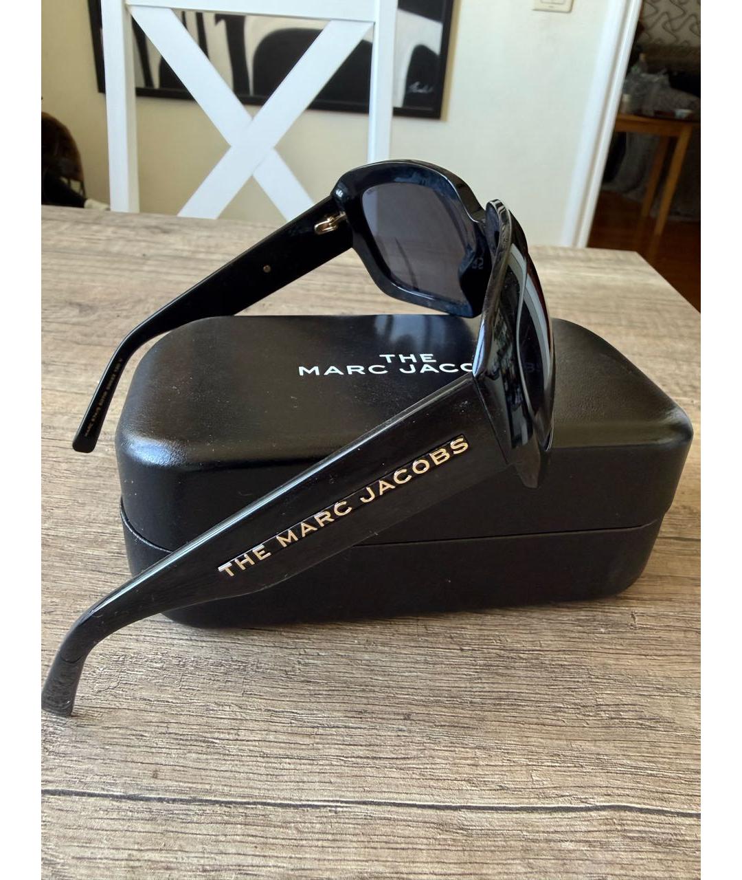 MARC JACOBS Черные пластиковые солнцезащитные очки, фото 2