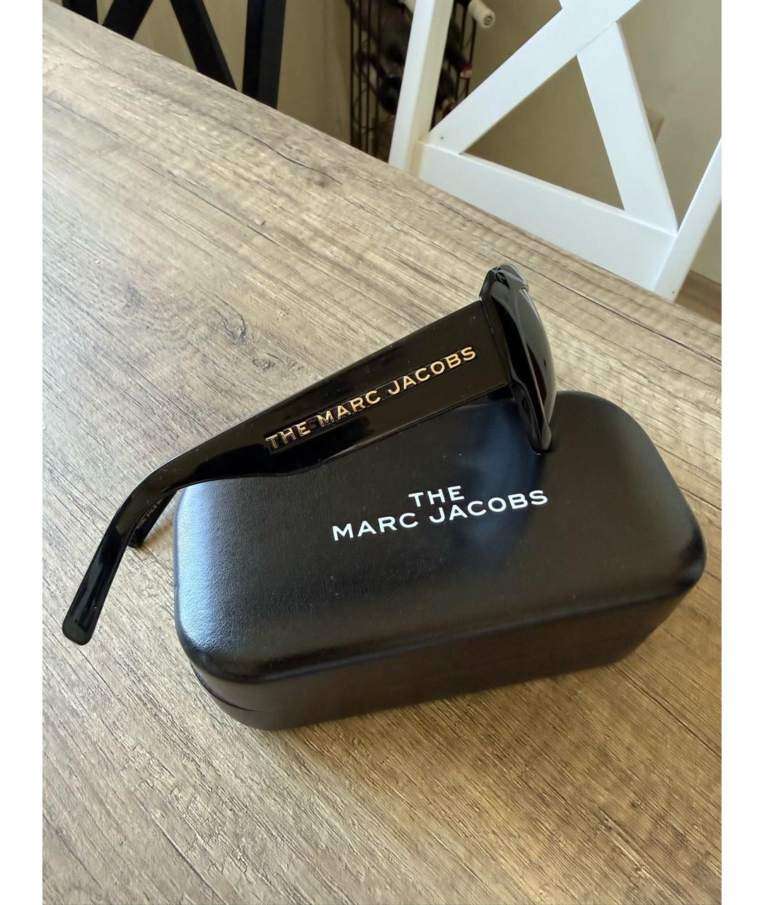 MARC JACOBS Черные пластиковые солнцезащитные очки, фото 4