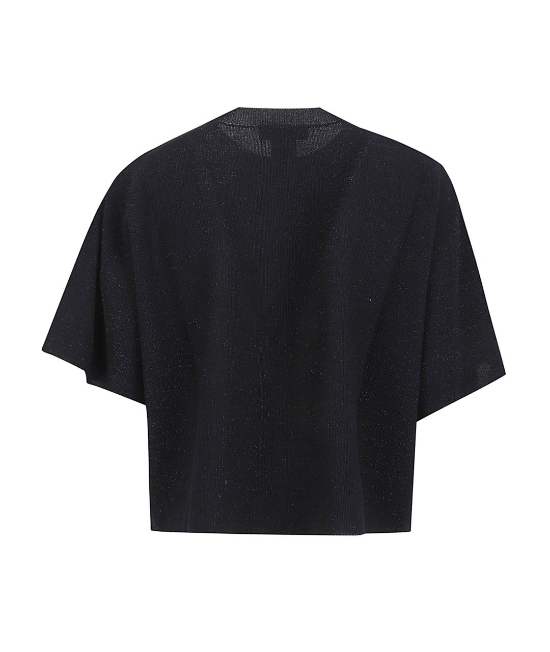 FABIANA FILIPPI Черный хлопковый джемпер / свитер, фото 3