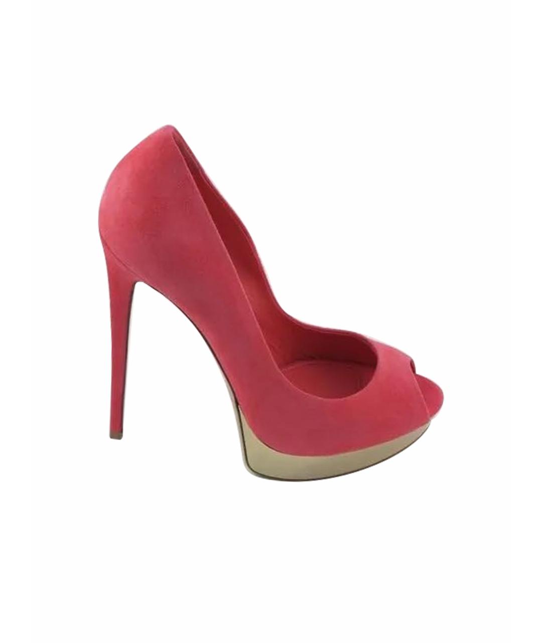 LE SILLA Розовые замшевые туфли, фото 1