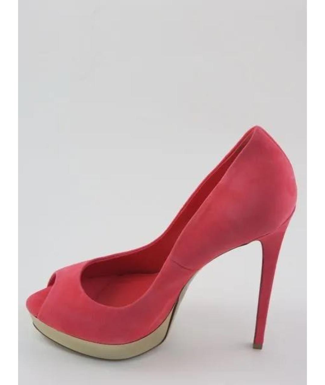 LE SILLA Розовые замшевые туфли, фото 3