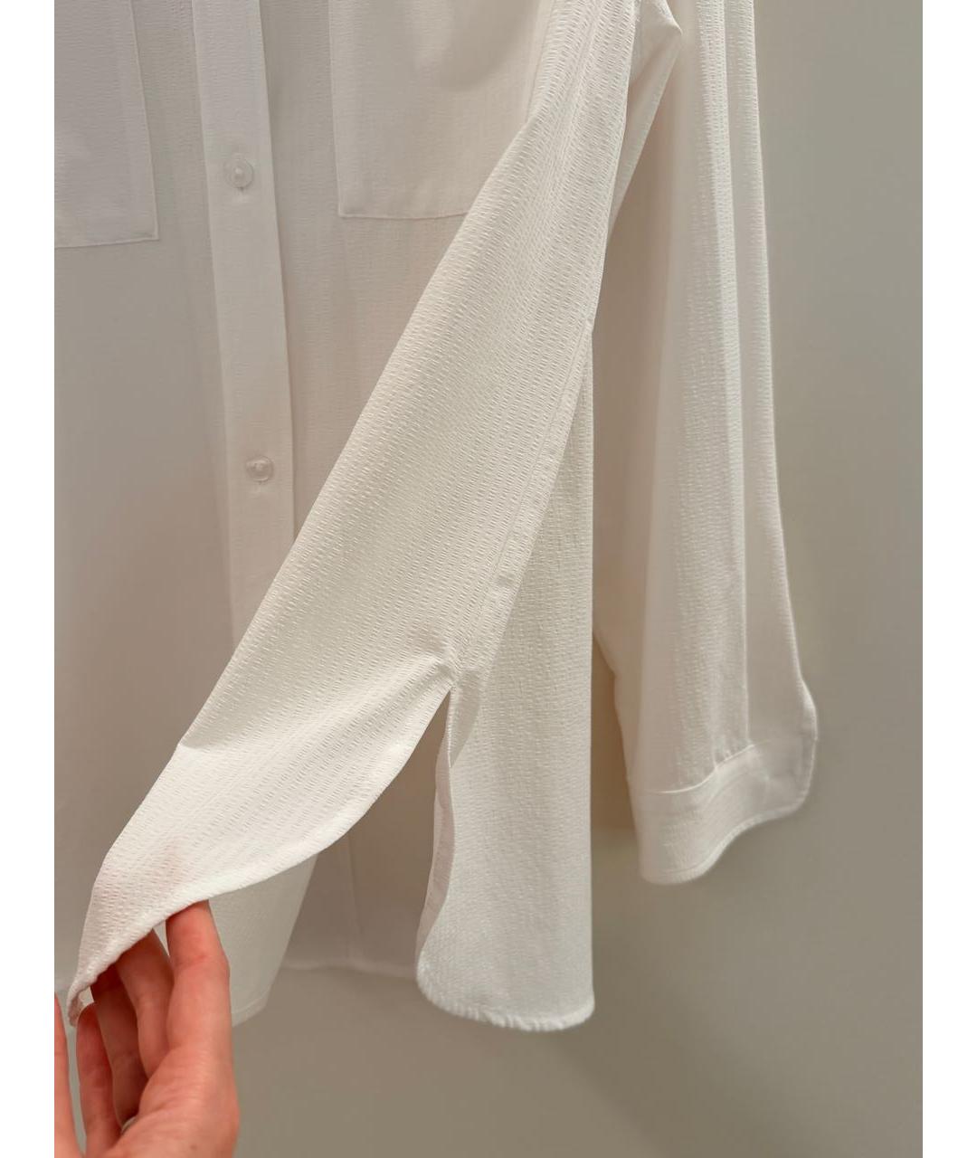 ALO YOGA Белая полиэстеровая блузы, фото 4