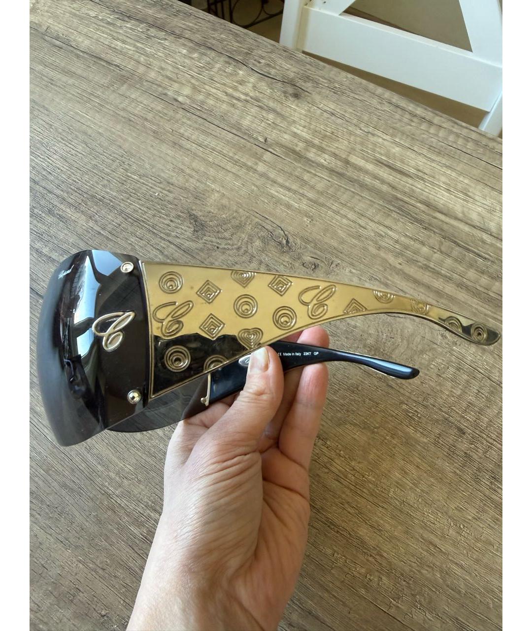 CHOPARD Черные пластиковые солнцезащитные очки, фото 2