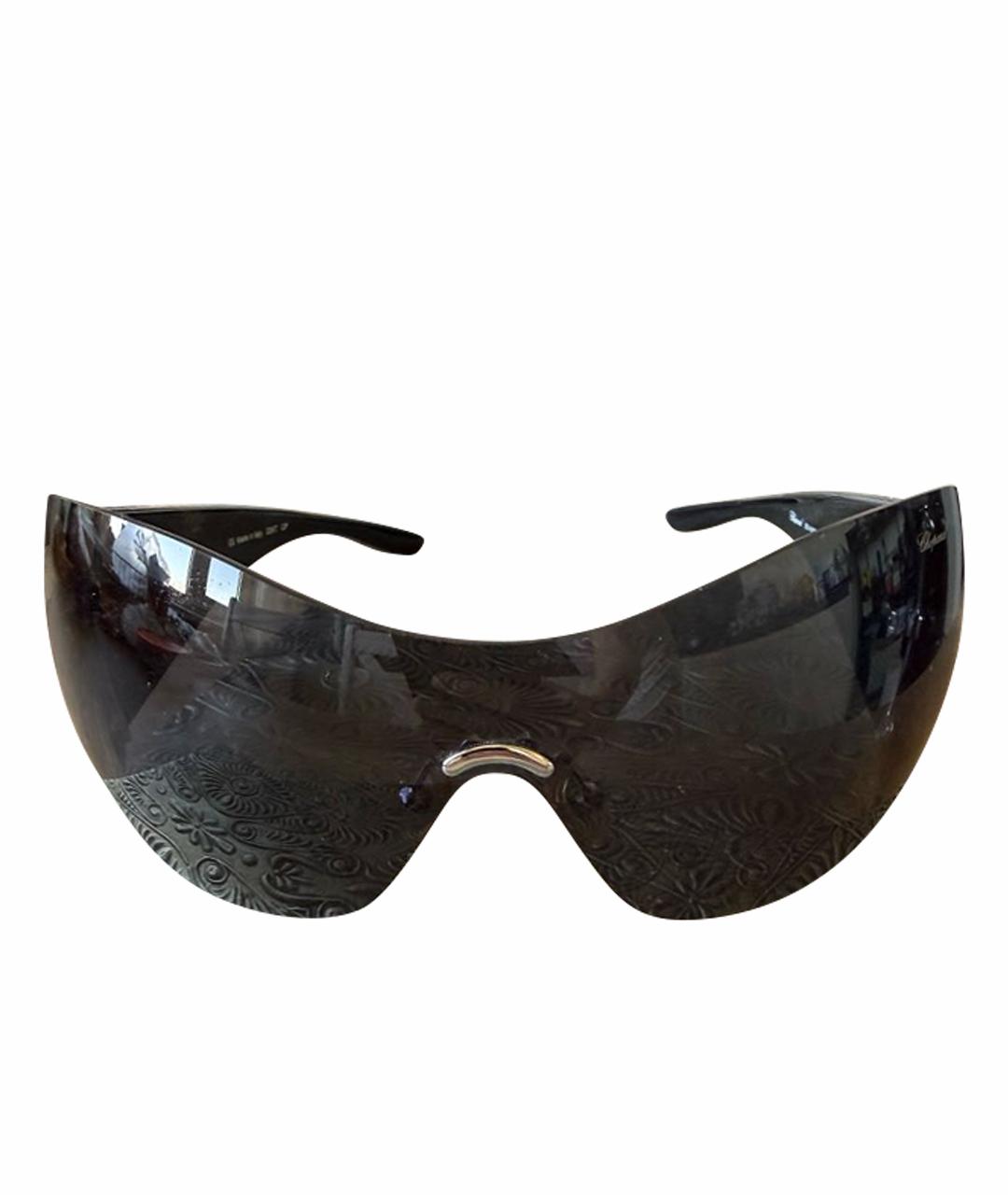 CHOPARD Черные пластиковые солнцезащитные очки, фото 1