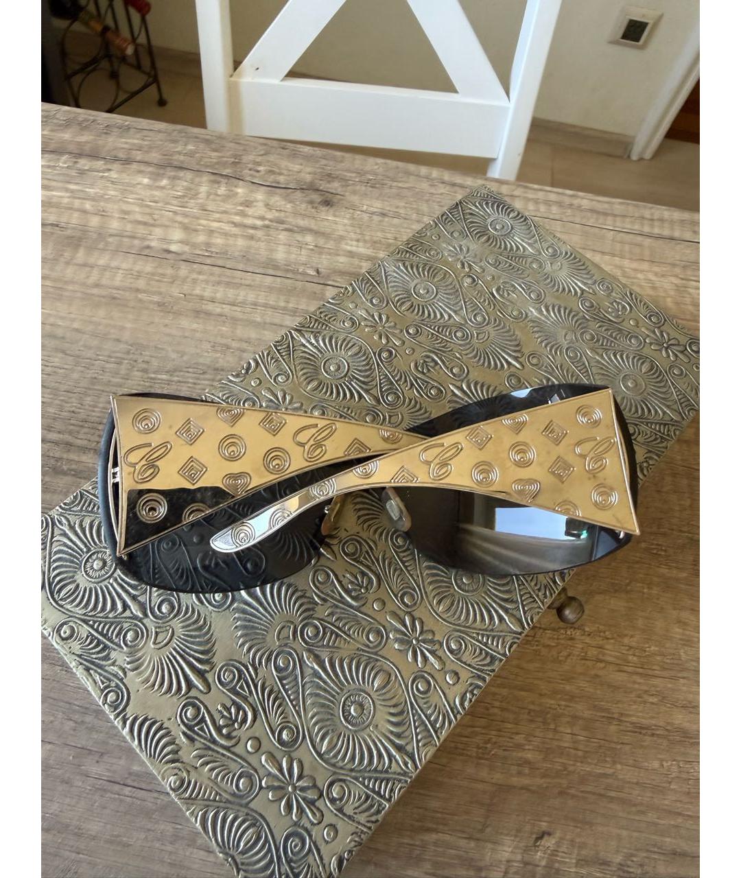 CHOPARD Черные пластиковые солнцезащитные очки, фото 5